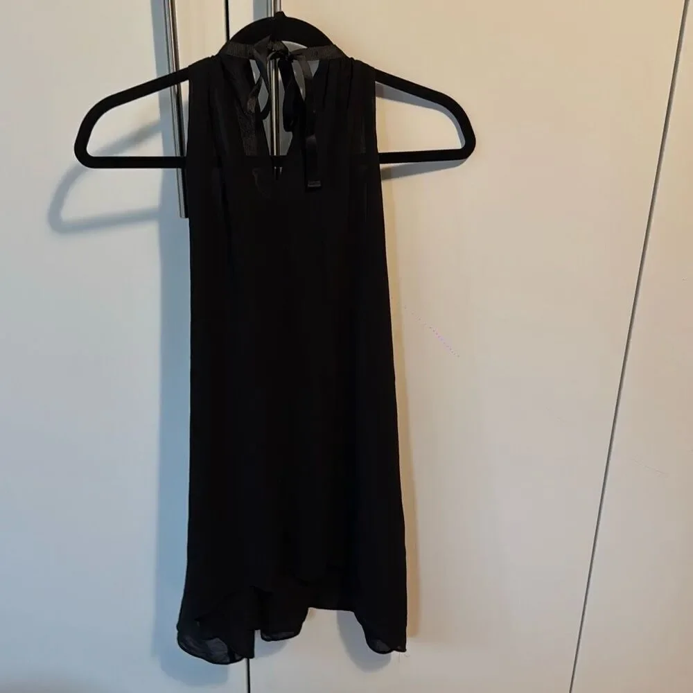 MAX STUDIO Halter Neck Trapeze Dress Medium   Crystal like neckline‎ with jewels - Picture 4 of 6
